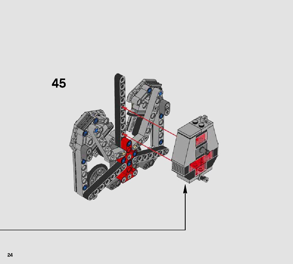 First Order Heavy Scout Walker 75177 LEGO information LEGO instructions 24 page