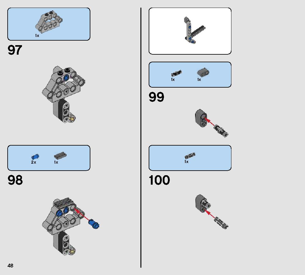 First Order Heavy Scout Walker 75177 LEGO information LEGO instructions 48 page