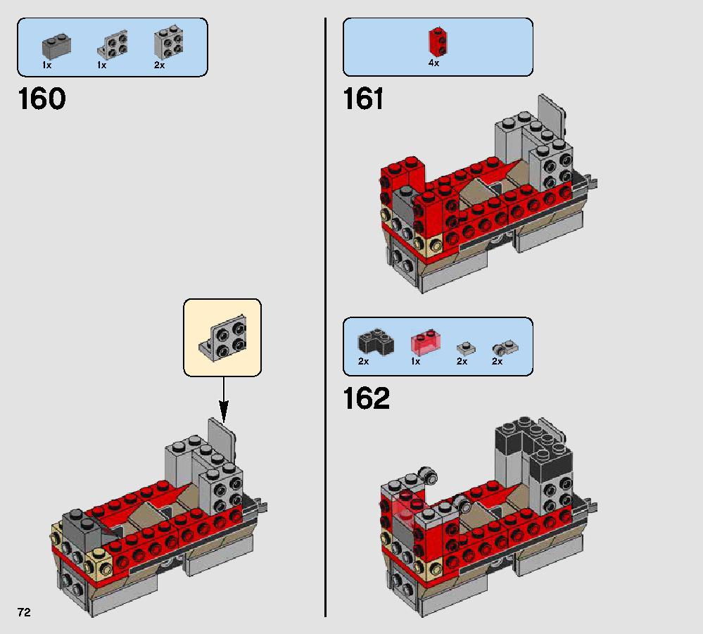 First Order Heavy Scout Walker 75177 LEGO information LEGO instructions 72 page