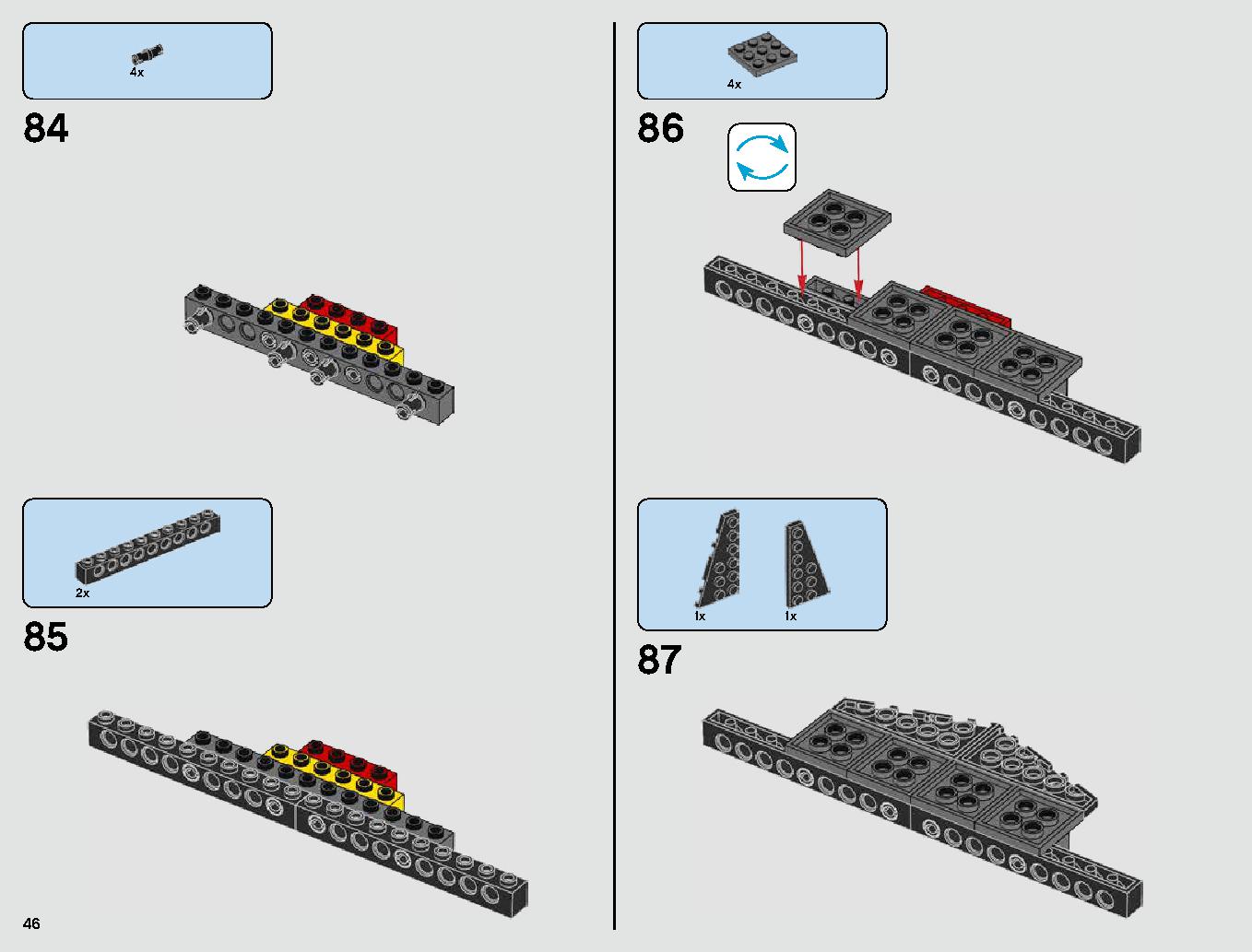 カイロ・レンの TIE ファイター™ 75179 レゴの商品情報 レゴの説明書・組立方法 46 page