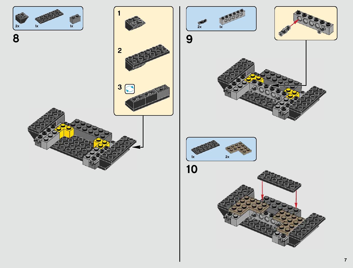 カイロ・レンの TIE ファイター™ 75179 レゴの商品情報 レゴの説明書・組立方法 7 page