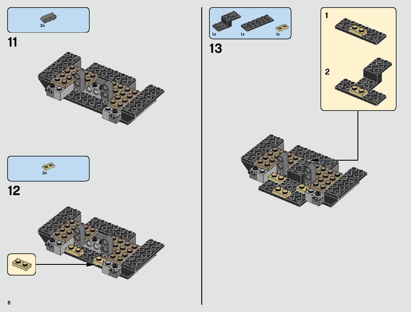 カイロ・レンの TIE ファイター™ 75179 レゴの商品情報 レゴの説明書・組立方法 8 page
