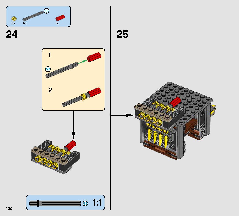 Rathtar Escape 75180 レゴの商品情報 レゴの説明書・組立方法 100 page