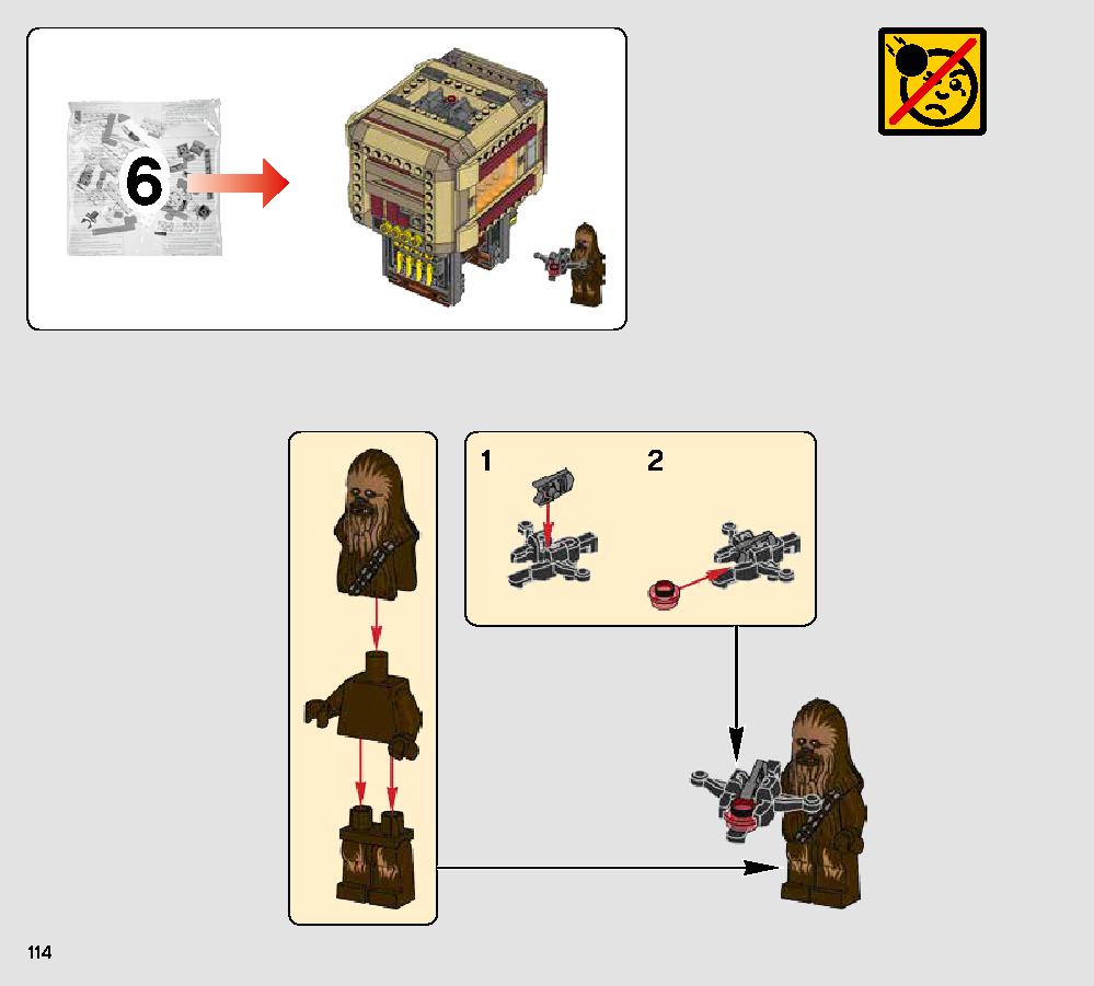 Rathtar Escape 75180 レゴの商品情報 レゴの説明書・組立方法 114 page