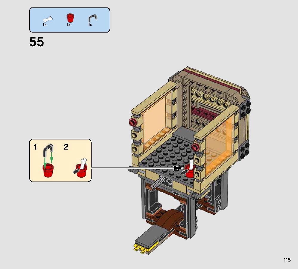 Rathtar Escape 75180 レゴの商品情報 レゴの説明書・組立方法 115 page