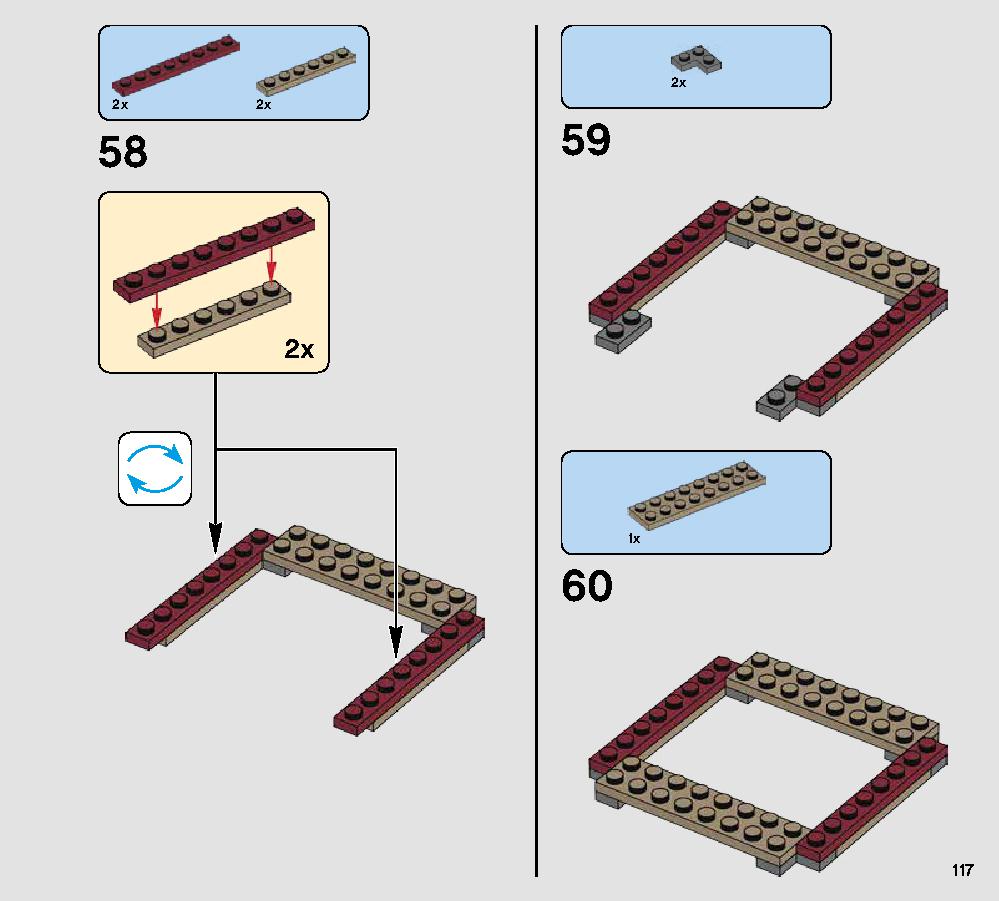 Rathtar Escape 75180 レゴの商品情報 レゴの説明書・組立方法 117 page