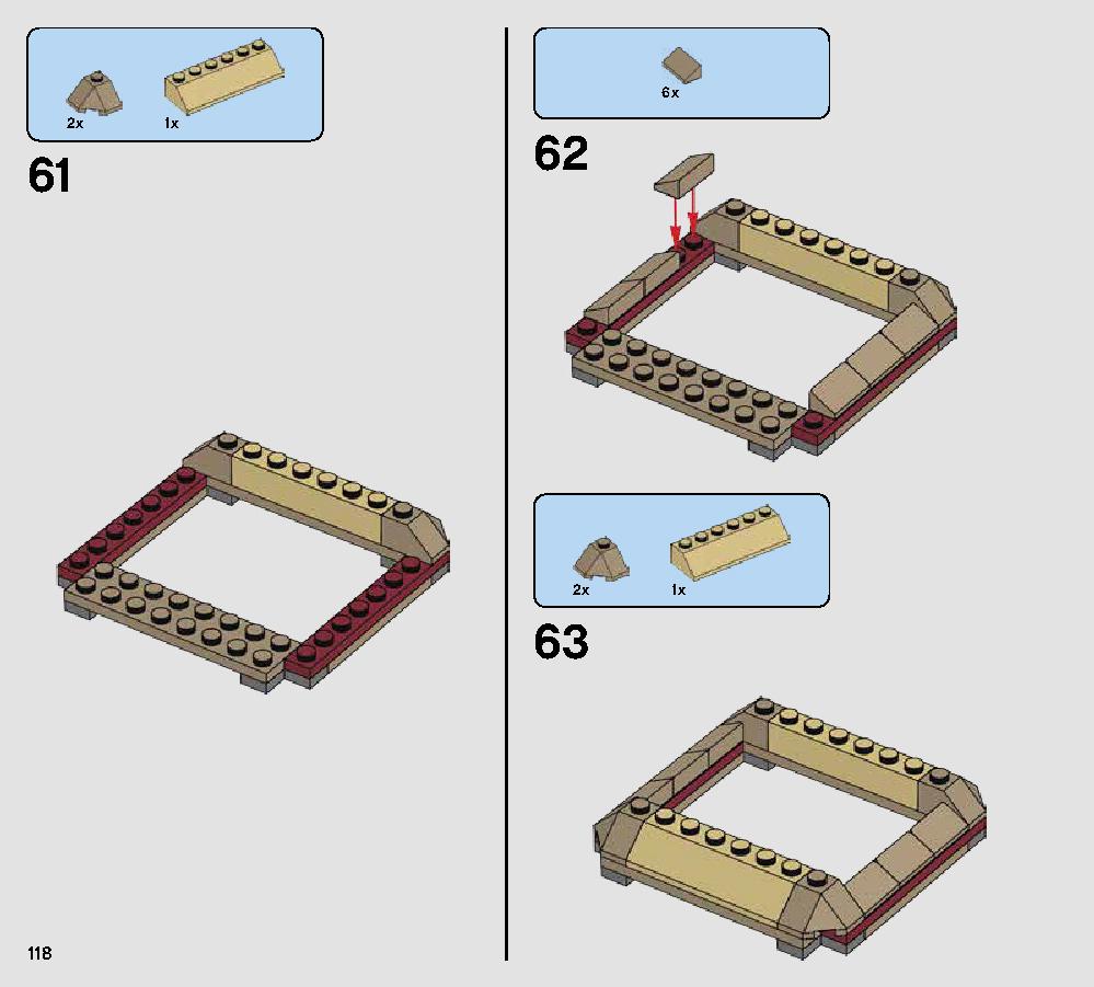 Rathtar Escape 75180 レゴの商品情報 レゴの説明書・組立方法 118 page