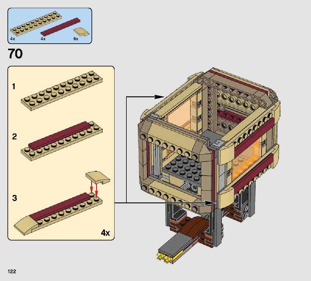 Rathtar Escape 75180 レゴの商品情報 レゴの説明書・組立方法 122 page