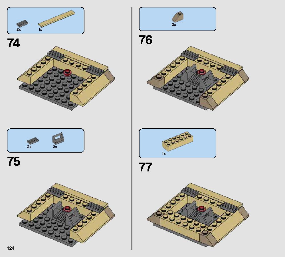 Rathtar Escape 75180 レゴの商品情報 レゴの説明書・組立方法 124 page