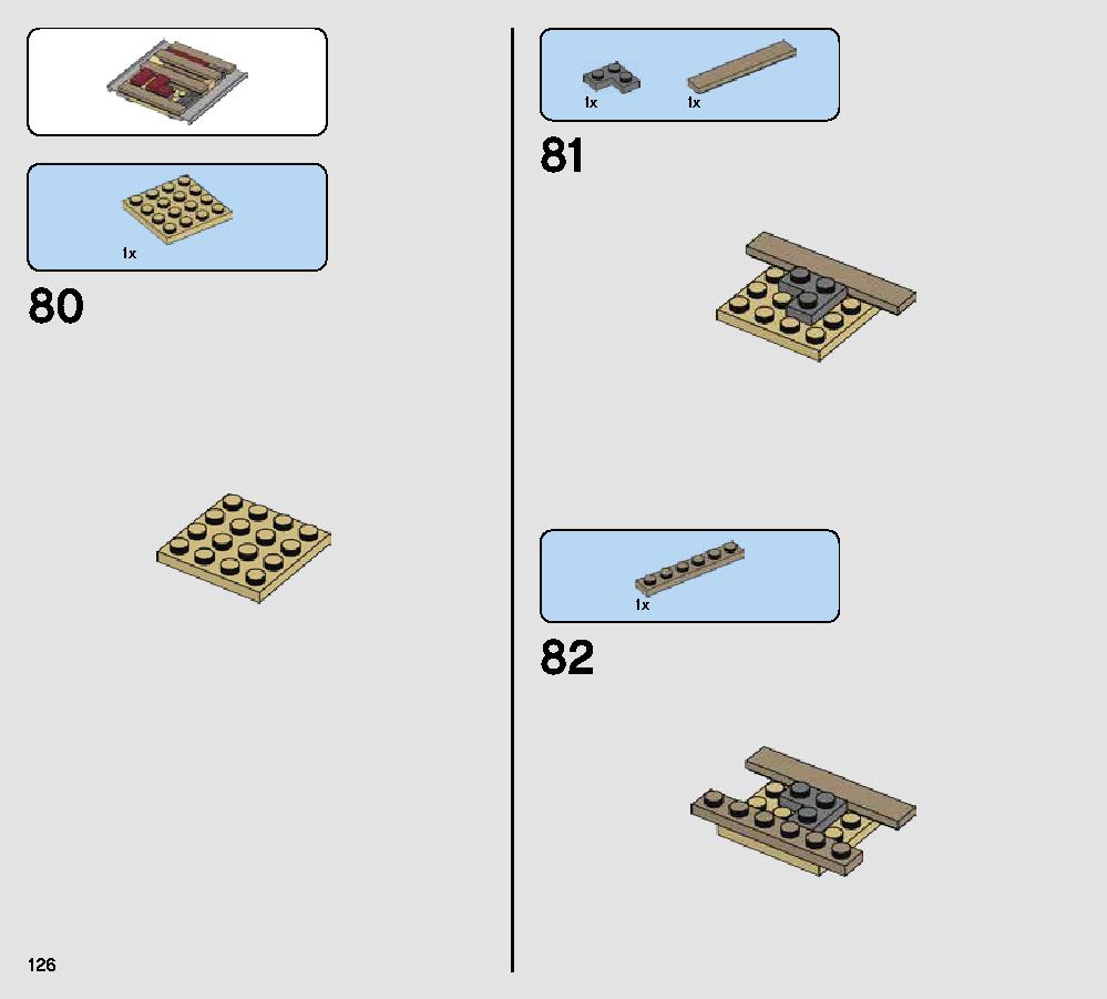 Rathtar Escape 75180 レゴの商品情報 レゴの説明書・組立方法 126 page