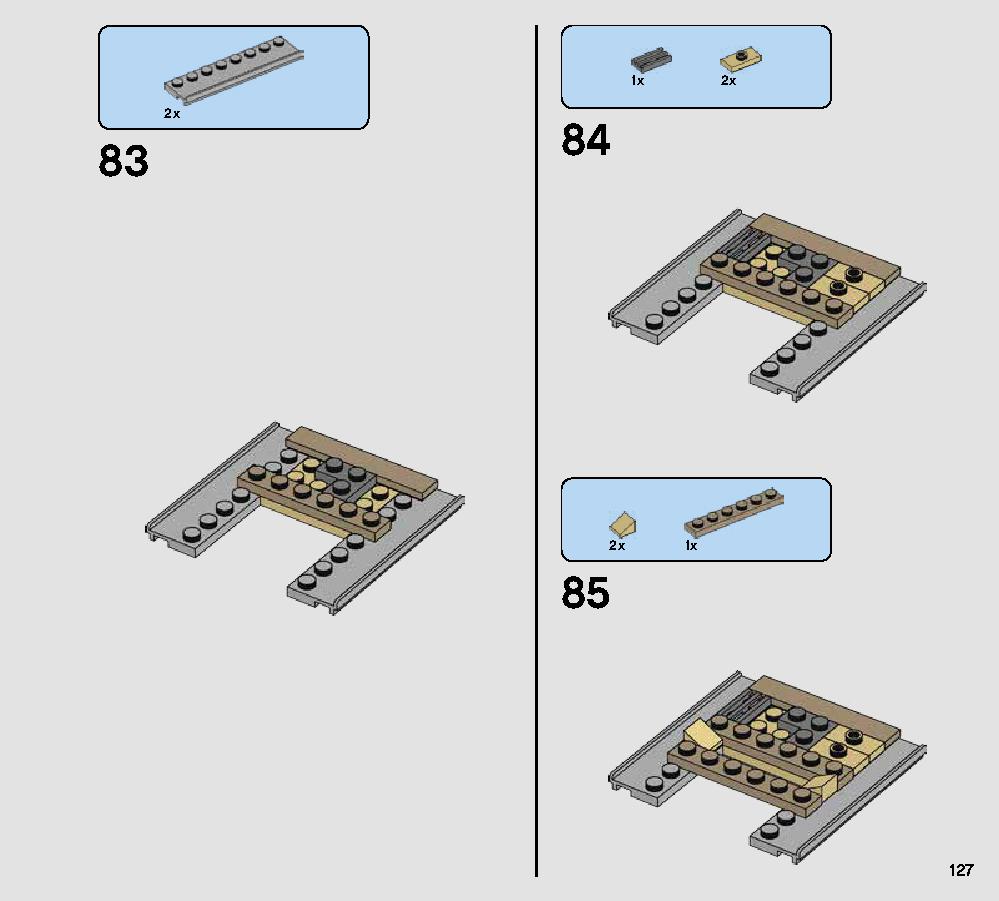 Rathtar Escape 75180 レゴの商品情報 レゴの説明書・組立方法 127 page