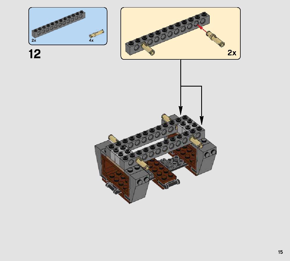 Rathtar Escape 75180 LEGO information LEGO instructions 15 page