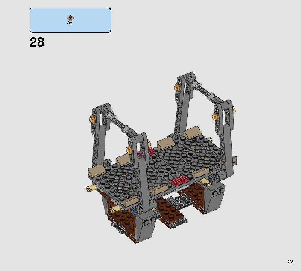 Rathtar Escape 75180 レゴの商品情報 レゴの説明書・組立方法 27 page