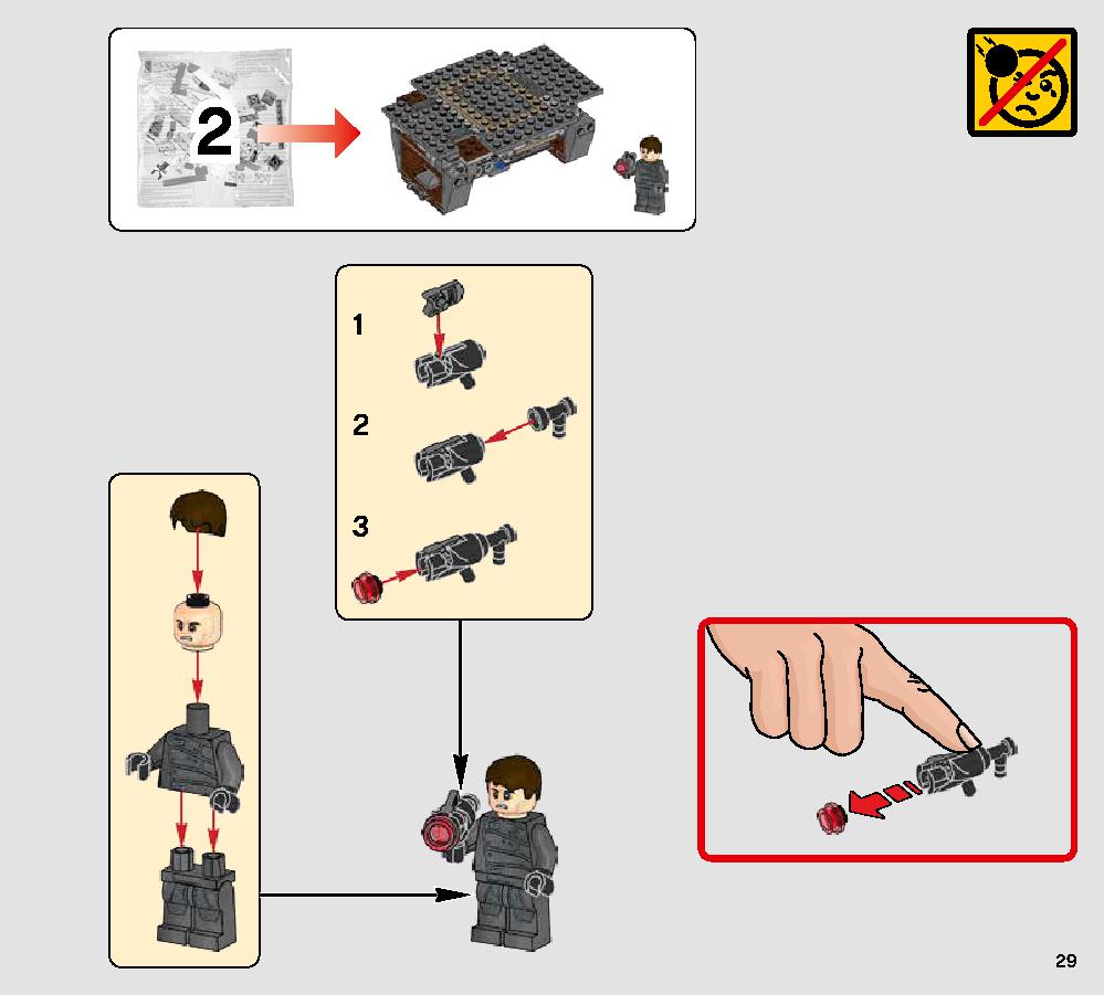 Rathtar Escape 75180 LEGO information LEGO instructions 29 page