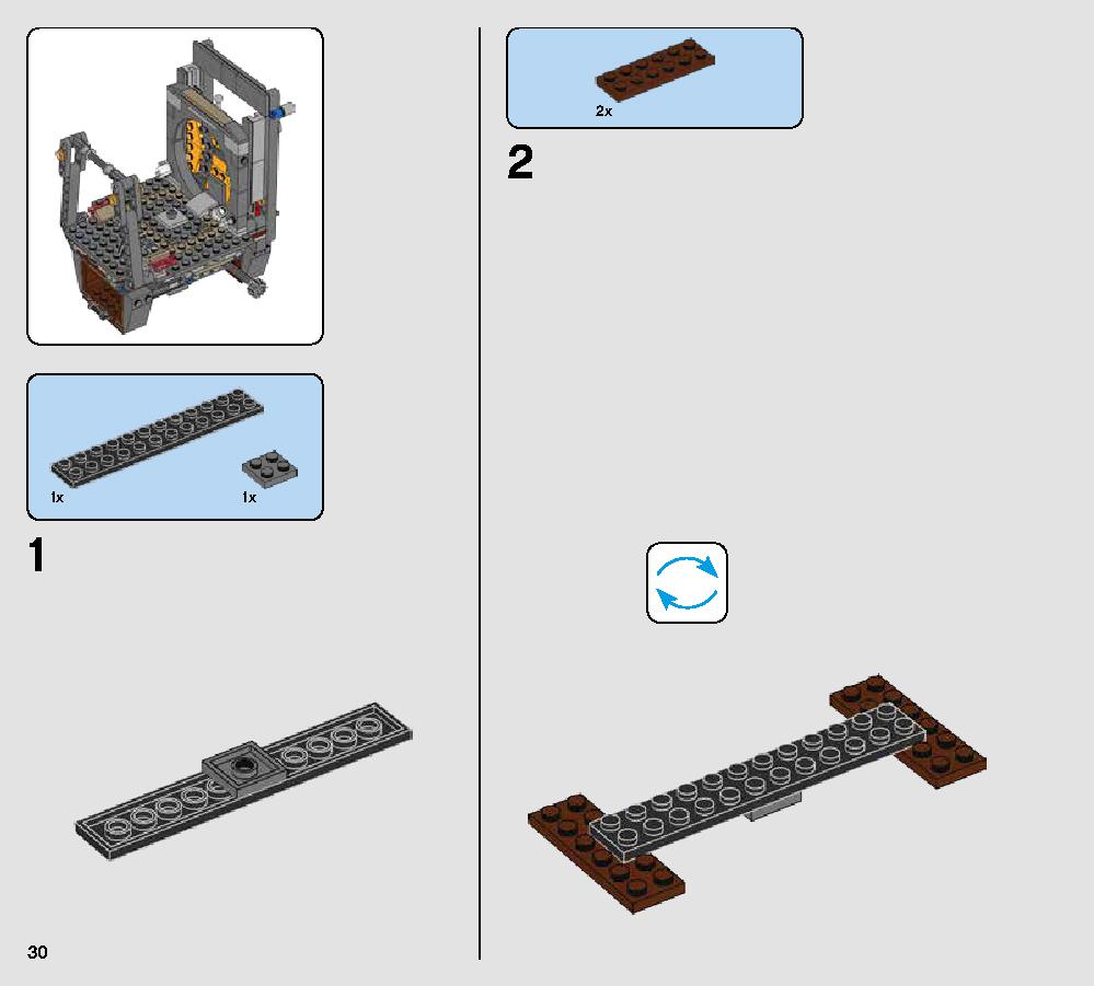 Rathtar Escape 75180 レゴの商品情報 レゴの説明書・組立方法 30 page