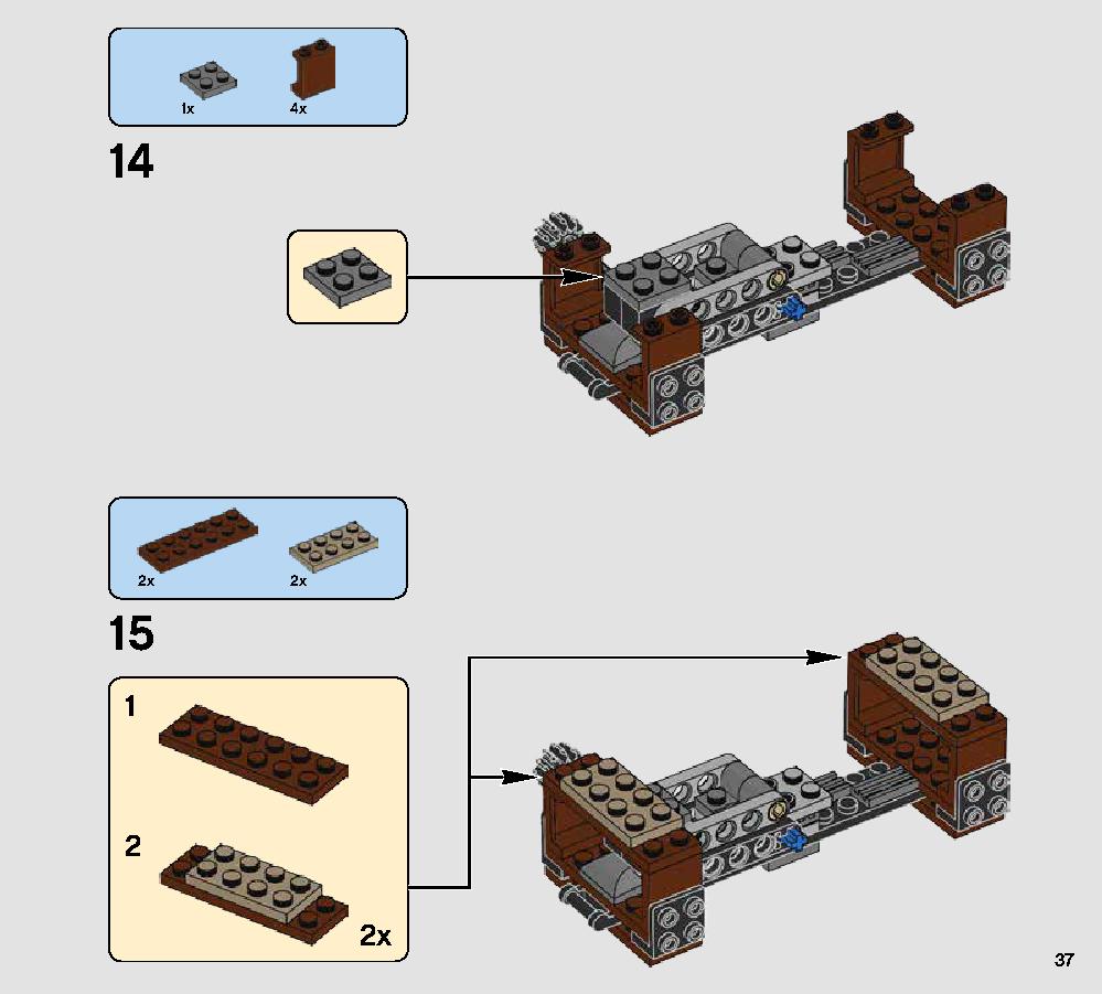 Rathtar Escape 75180 LEGO information LEGO instructions 37 page