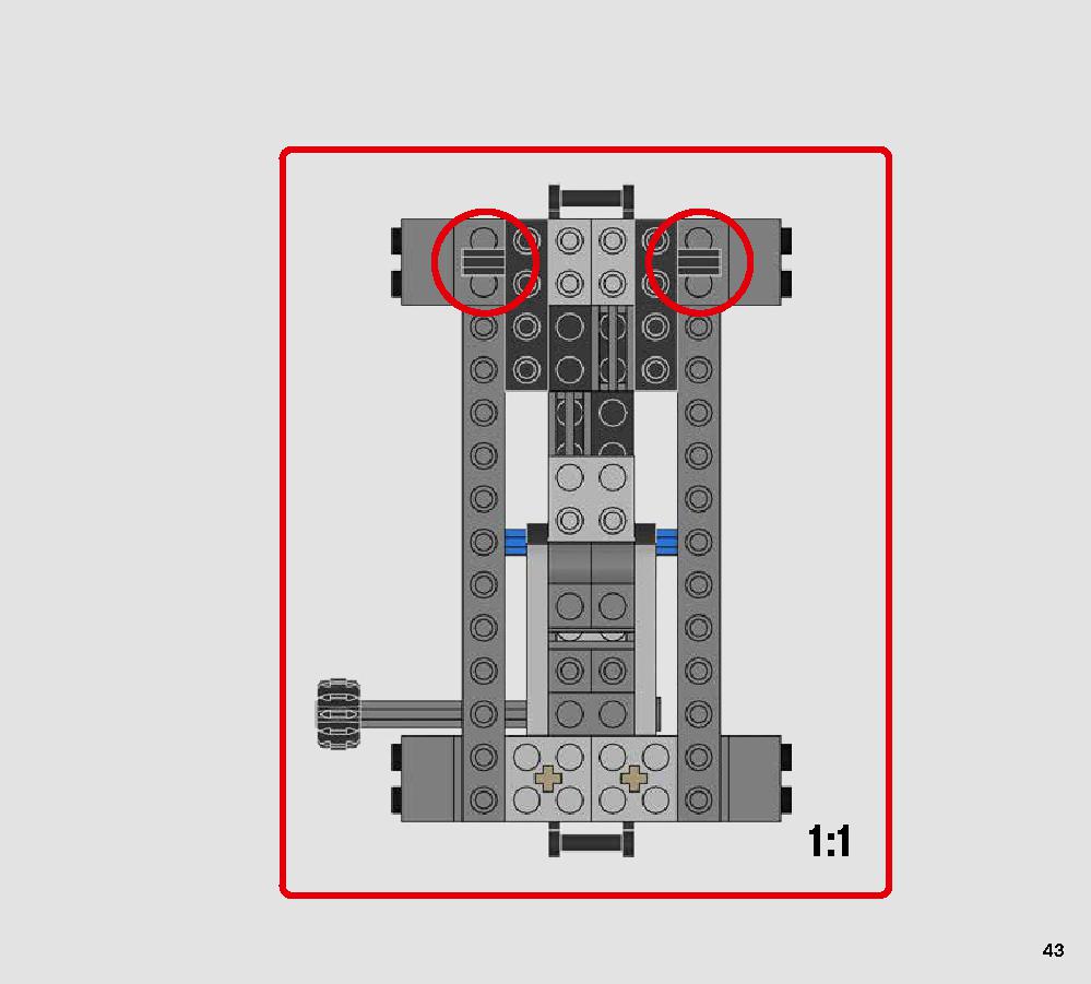 Rathtar Escape 75180 レゴの商品情報 レゴの説明書・組立方法 43 page