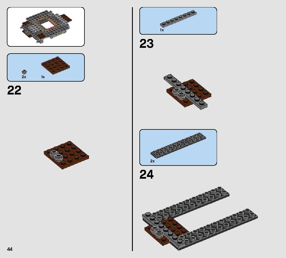 Rathtar Escape 75180 レゴの商品情報 レゴの説明書・組立方法 44 page