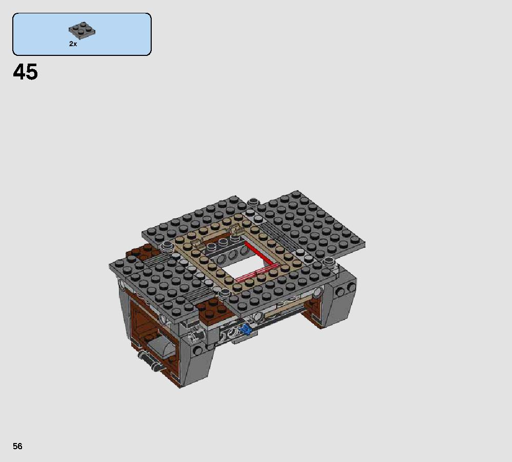 Rathtar Escape 75180 レゴの商品情報 レゴの説明書・組立方法 56 page