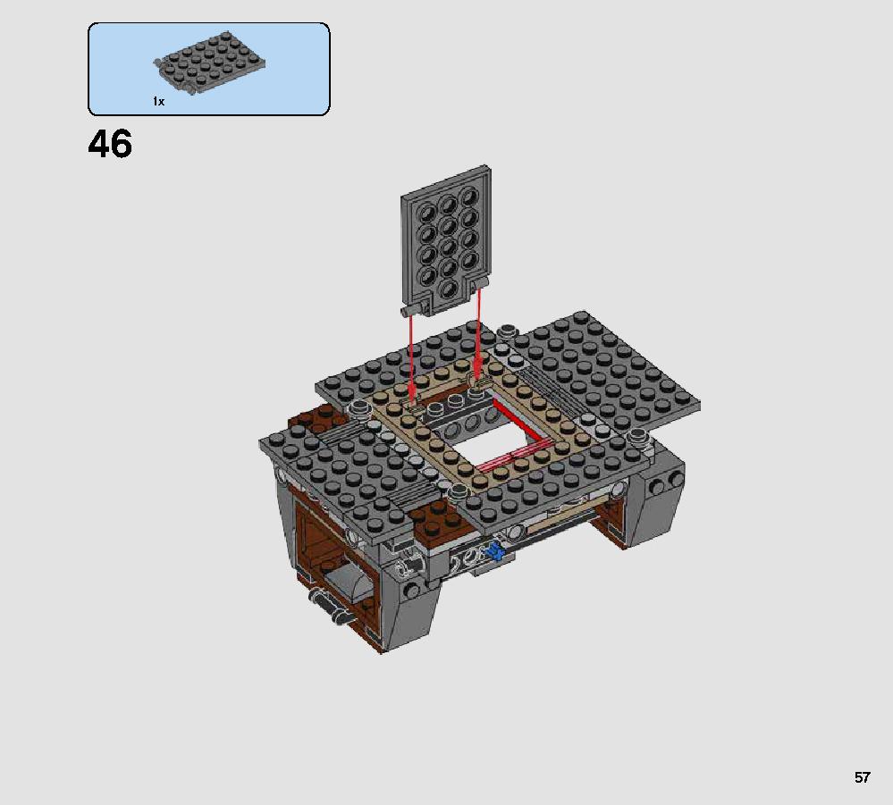 Rathtar Escape 75180 レゴの商品情報 レゴの説明書・組立方法 57 page
