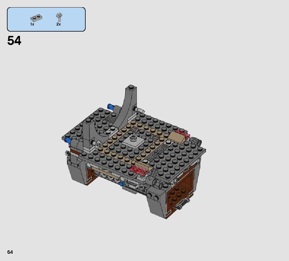 Rathtar Escape 75180 レゴの商品情報 レゴの説明書・組立方法 64 page