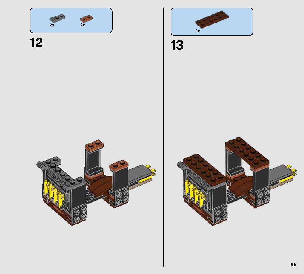Rathtar Escape 75180 LEGO information LEGO instructions 95 page