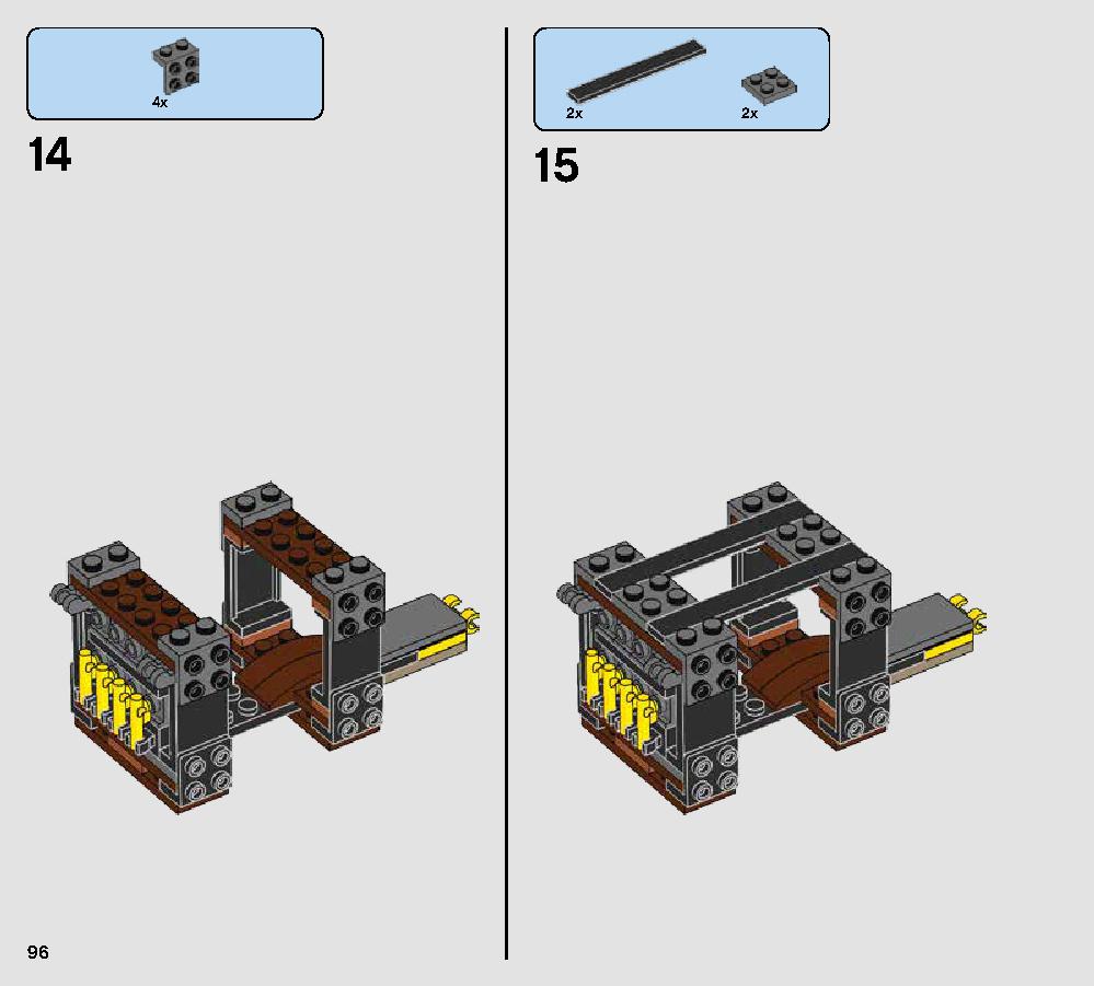 Rathtar Escape 75180 レゴの商品情報 レゴの説明書・組立方法 96 page