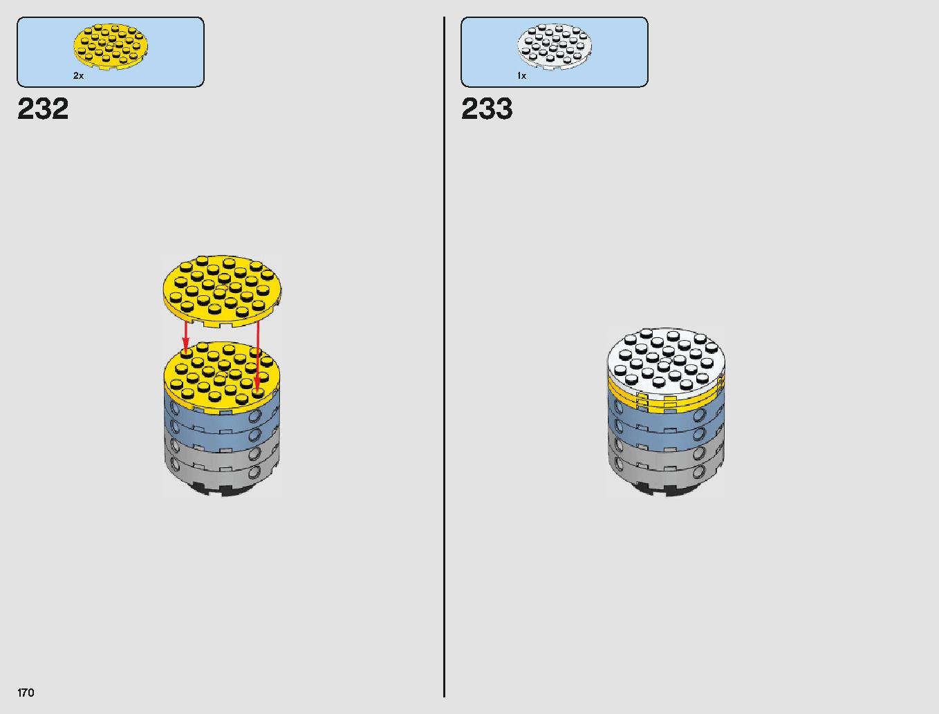 Yウィング・スターファイター™ 75181 レゴの商品情報 レゴの説明書・組立方法 170 page