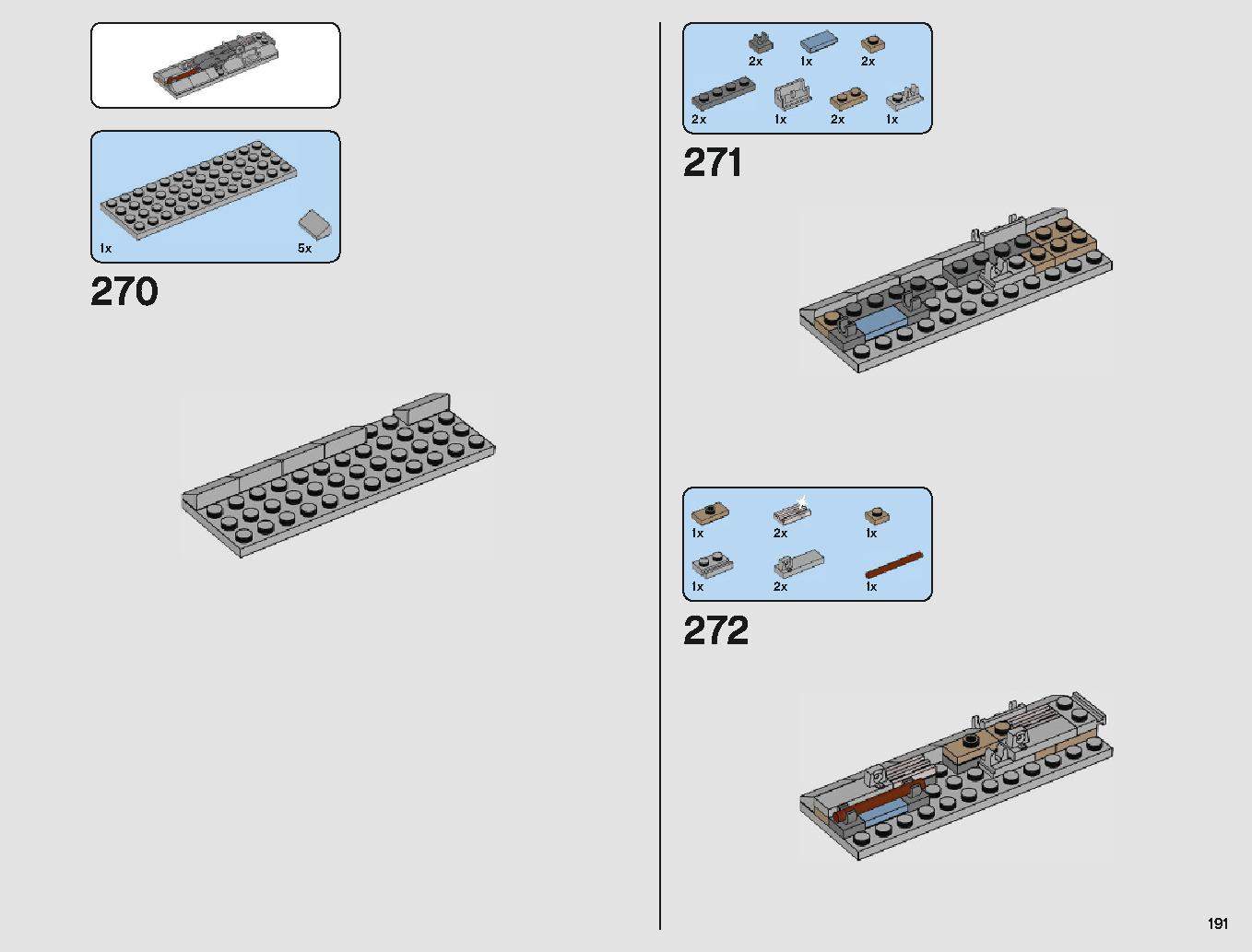Yウィング・スターファイター™ 75181 レゴの商品情報 レゴの説明書・組立方法 191 page