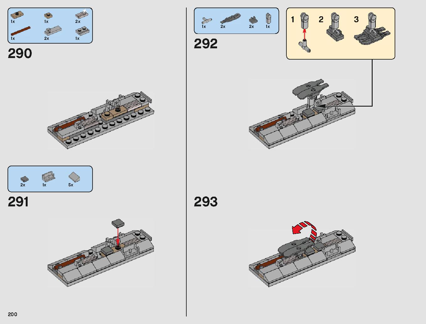 Yウィング・スターファイター™ 75181 レゴの商品情報 レゴの説明書・組立方法 200 page