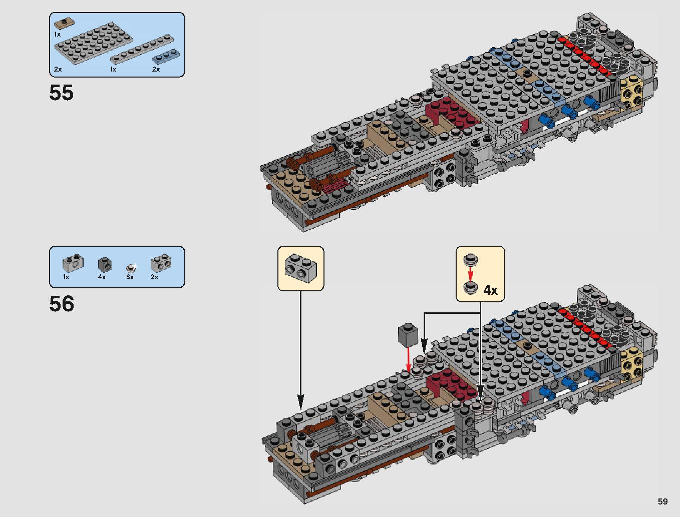 Yウィング・スターファイター™ 75181 レゴの商品情報 レゴの説明書・組立方法 59 page