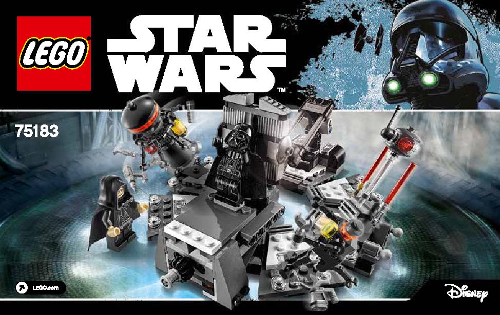 Darth Vader Transformation 75183 レゴの商品情報 レゴの説明書・組立方法 1 page