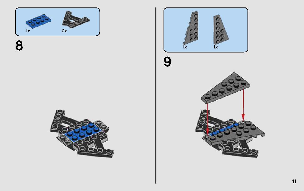 Darth Vader Transformation 75183 レゴの商品情報 レゴの説明書・組立方法 11 page