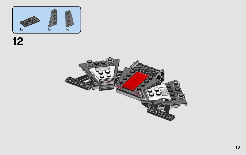 Darth Vader Transformation 75183 レゴの商品情報 レゴの説明書・組立方法 13 page