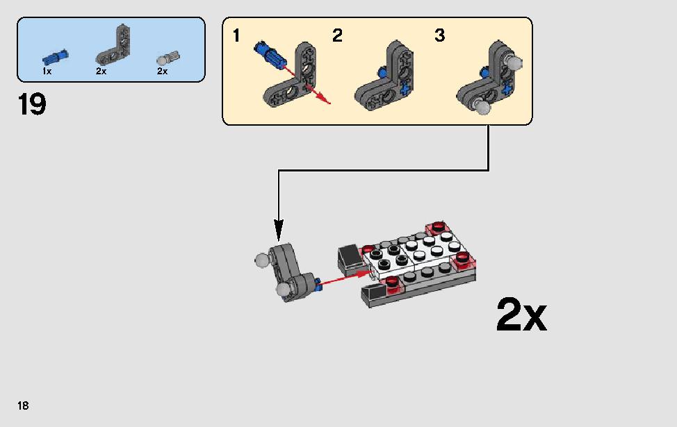 Darth Vader Transformation 75183 レゴの商品情報 レゴの説明書・組立方法 18 page