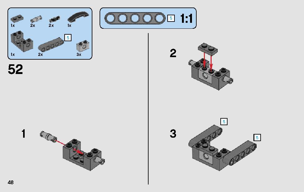 Darth Vader Transformation 75183 レゴの商品情報 レゴの説明書・組立方法 48 page
