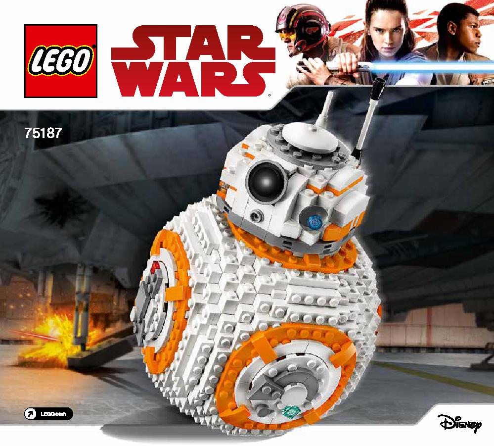 BB-8 75187 LEGO information LEGO instructions 1 page