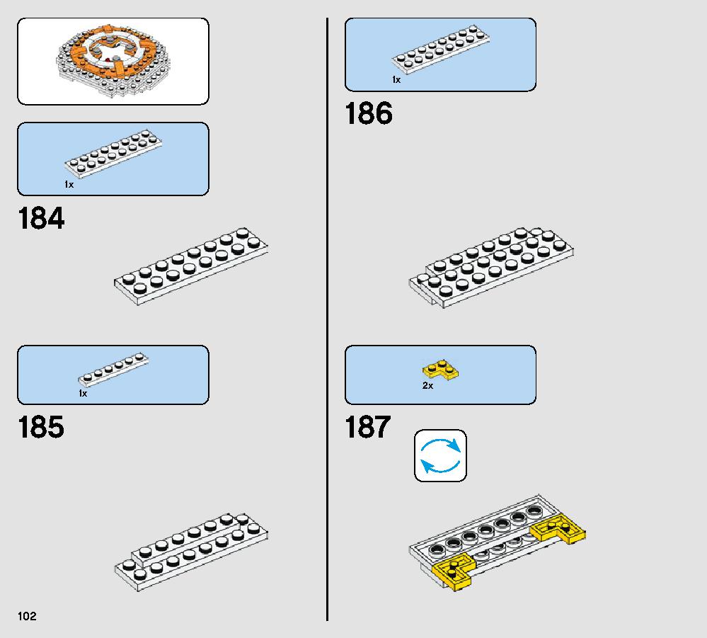 BB-8 75187 レゴの商品情報 レゴの説明書・組立方法 102 page