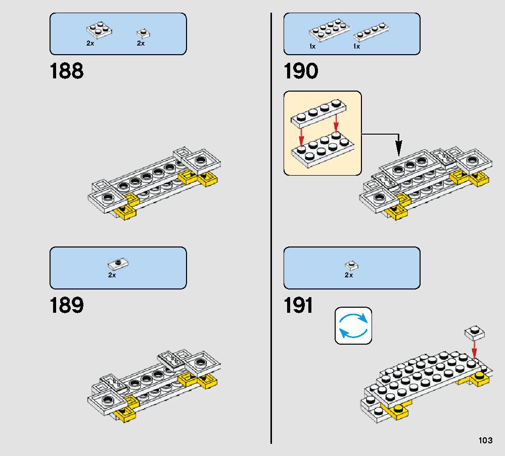 BB-8 75187 レゴの商品情報 レゴの説明書・組立方法 103 page