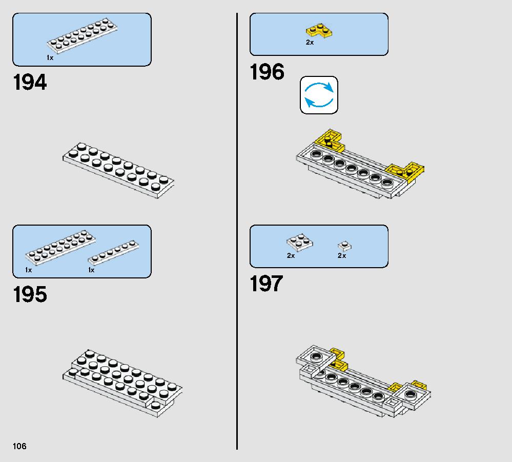 BB-8 75187 レゴの商品情報 レゴの説明書・組立方法 106 page
