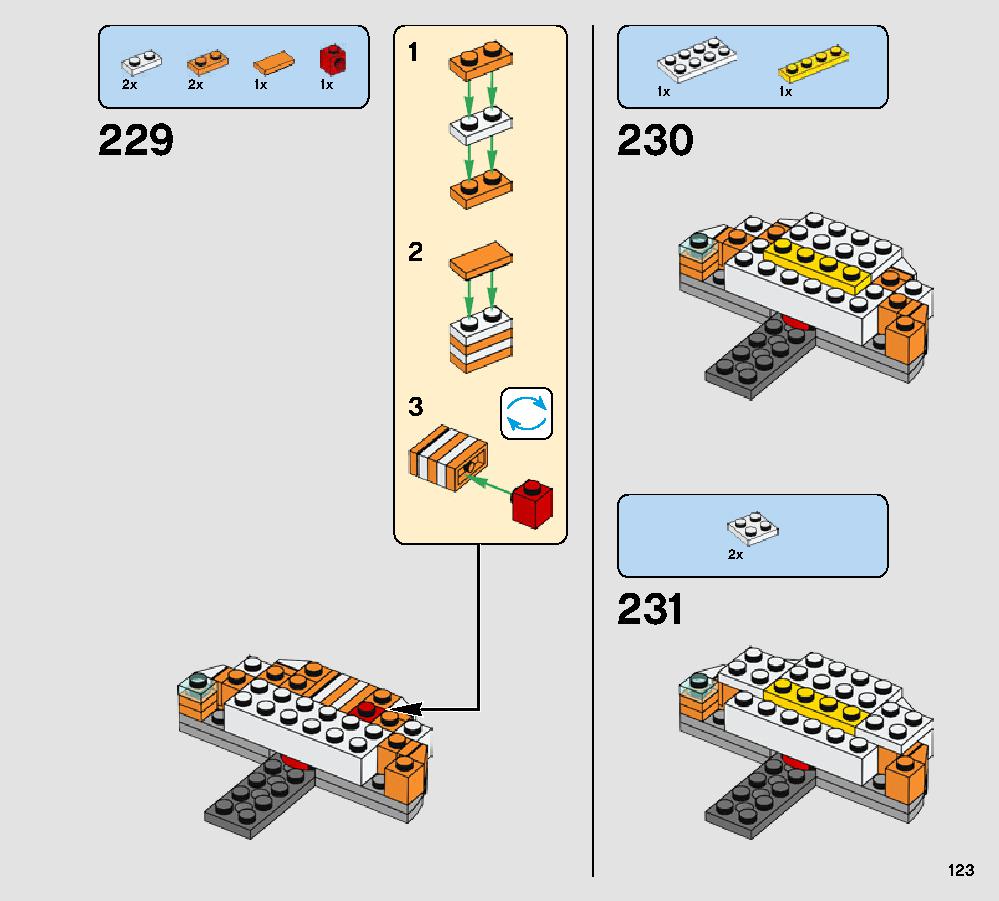 BB-8 75187 レゴの商品情報 レゴの説明書・組立方法 123 page