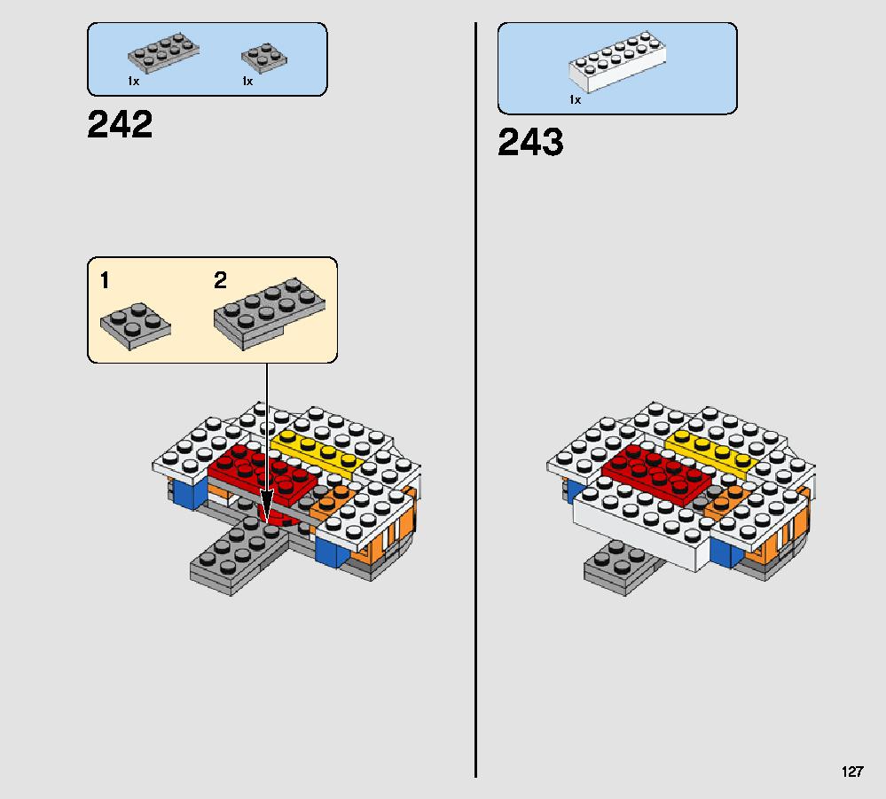 BB-8 75187 レゴの商品情報 レゴの説明書・組立方法 127 page