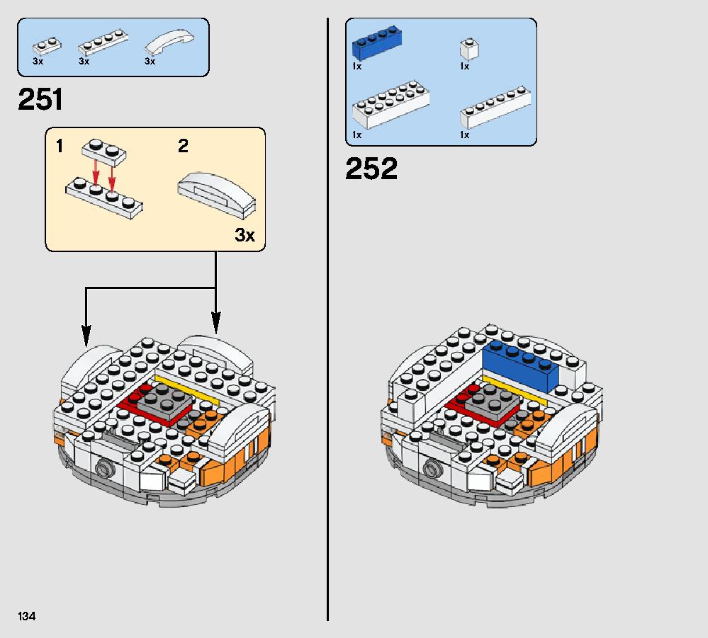 BB-8 75187 LEGO information LEGO instructions 134 page