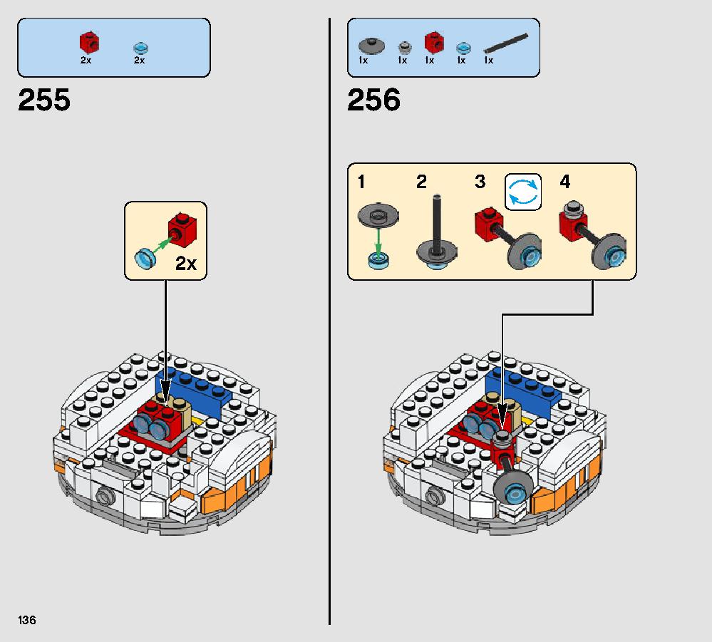BB-8 75187 レゴの商品情報 レゴの説明書・組立方法 136 page