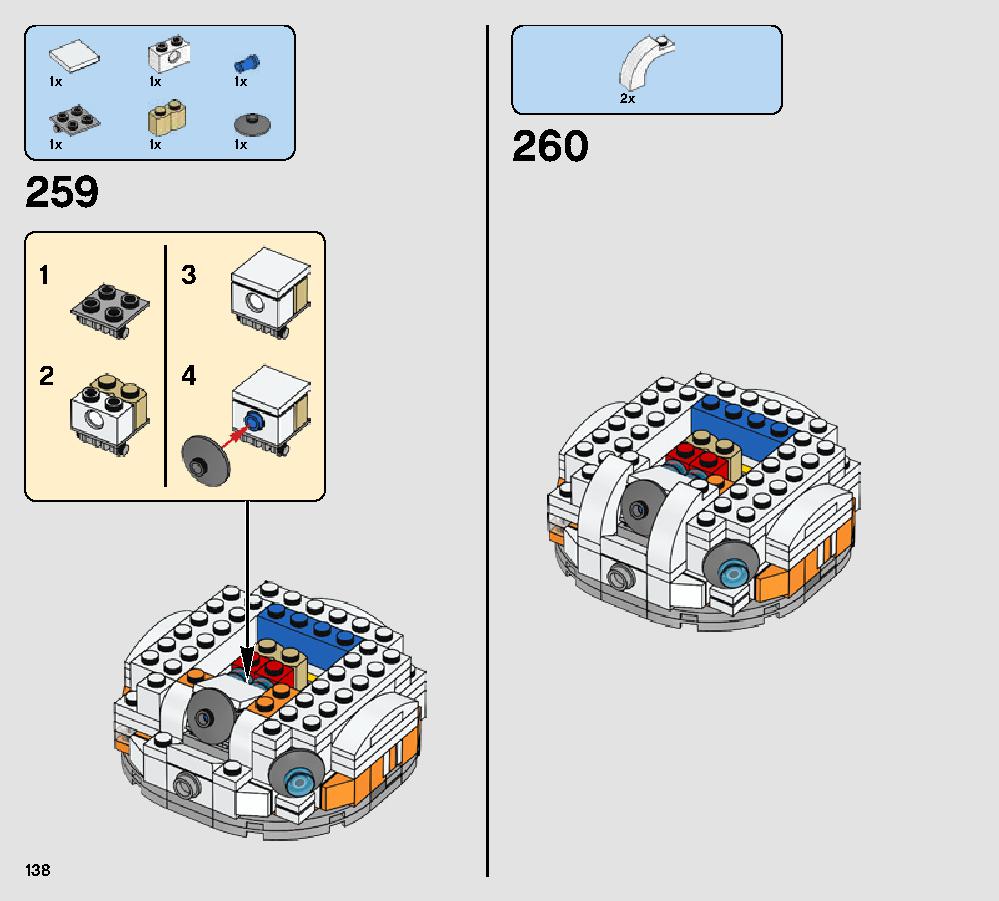 BB-8 75187 レゴの商品情報 レゴの説明書・組立方法 138 page