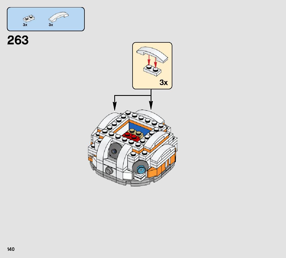 BB-8 75187 レゴの商品情報 レゴの説明書・組立方法 140 page