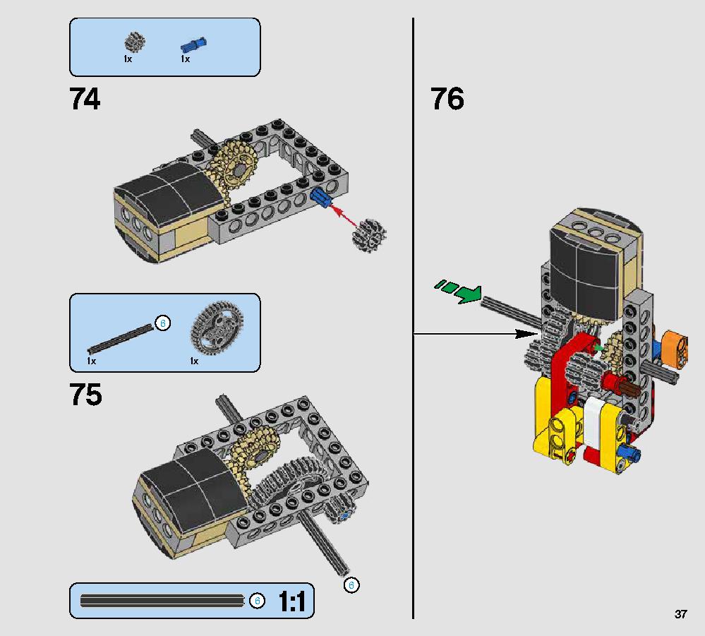 BB-8 75187 レゴの商品情報 レゴの説明書・組立方法 37 page