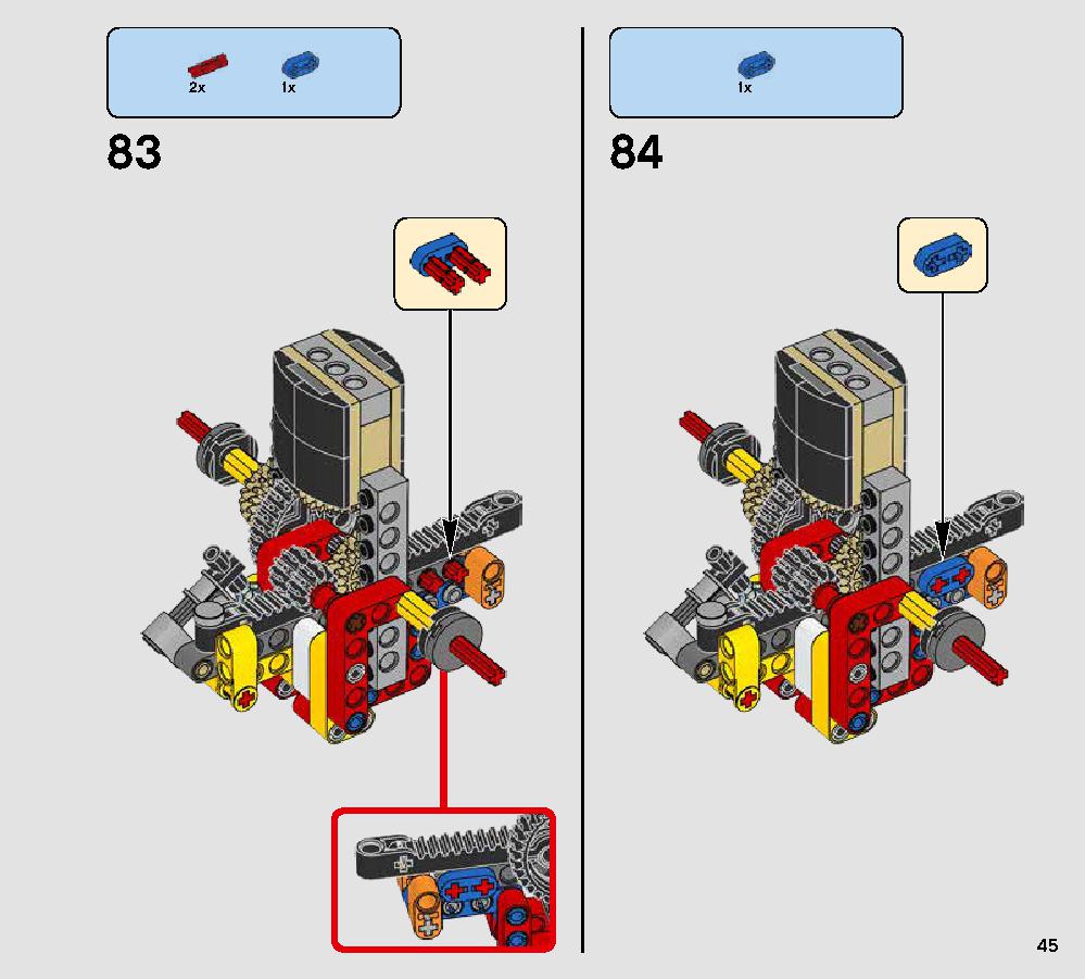 BB-8 75187 レゴの商品情報 レゴの説明書・組立方法 45 page
