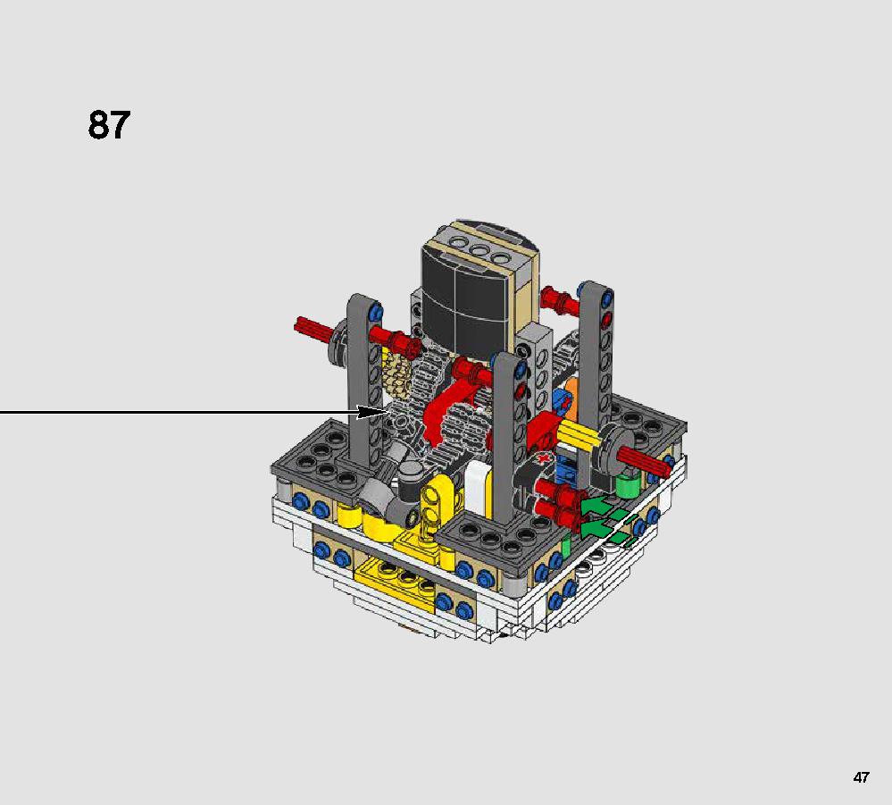 BB-8 75187 レゴの商品情報 レゴの説明書・組立方法 47 page