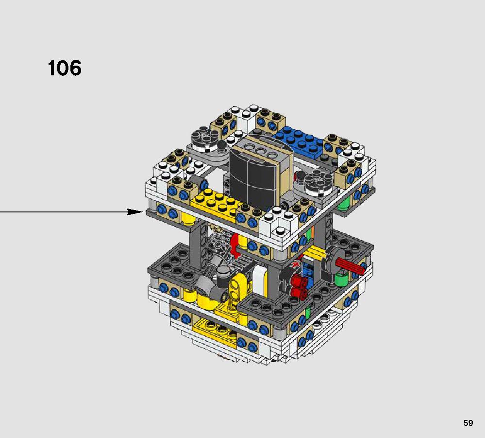 BB-8 75187 LEGO information LEGO instructions 59 page